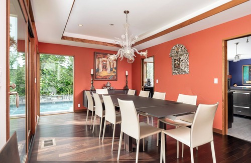 Hillsmere House | Contemporary waterfront 4BR home close to downtown Annapolis - stunning water views w/private dock/pier/private pool and kayaks.