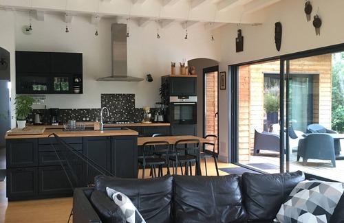 Carsan Villa | Contemporary wooden house with swimming pool on large quiet plot.