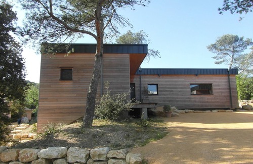 Carsan Villa | Contemporary wooden house with swimming pool on large quiet plot.