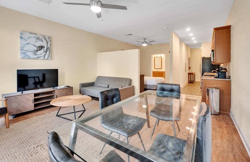 Wesley Heights Apartment | Conveniently Located Studio with Sunny Balcony