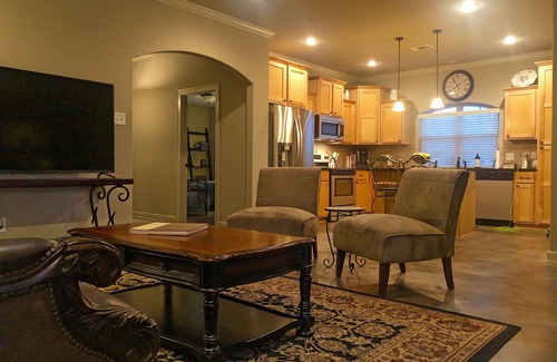 Conway House | Conway Luxury Home. 4BR/2BA, Office, 2-Car Gar., 65"TV, Fenced Yard/Patio, Wi-Fi