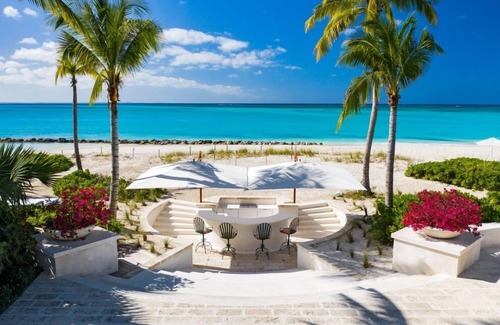 Leeward Settlement Villa | Coral House | Beach Front - Located in Exquisite Grace Bay with Private Pool