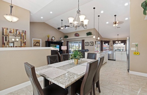 Burnt Store House | Coral Paradise - 4/2 Gulf Access Home with Electric Heated Pool, Game Room, Kayaks, Tiki Hut