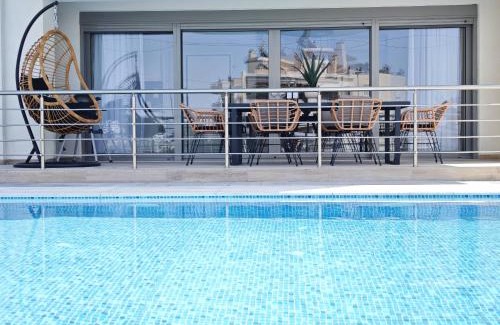 Voula Apartment | Costa Voula Poolside and Beach, Home Cinema