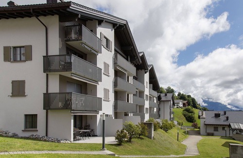 Falera Apartment | Cosy apartment for 6 guests with pool, WIFI, TV, balcony and panoramic view