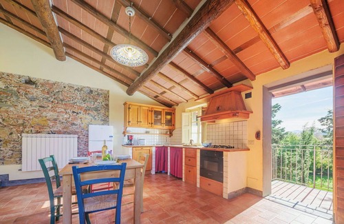 San Michele di Moriano Villa | Cosy apartment in villa for 4 guests with WIFI, pool, TV, patio and parking