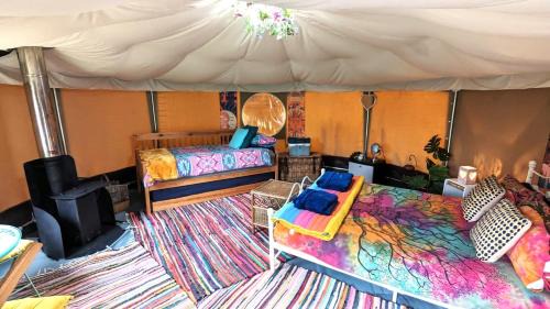 Narberth Other | Cosy Glamping Yurt with log burner on our smallholding, ideal family getaway or romantic retreat