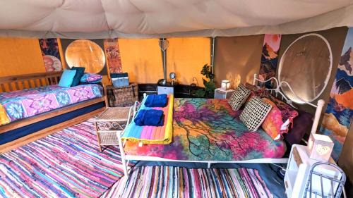 Narberth Other | Cosy Glamping Yurt with log burner on our smallholding, ideal family getaway or romantic retreat