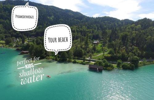 Maria Woerth Villa | Cosy Lake cottage, 300m2 lake area just for you !