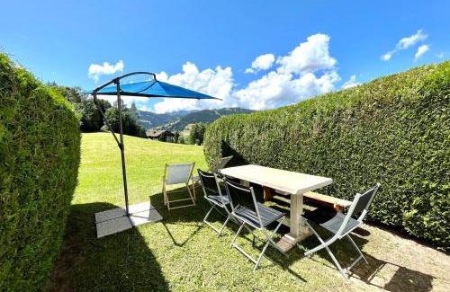 Le Planellet Apartment | Cosy nest with garden and view of the Aravis