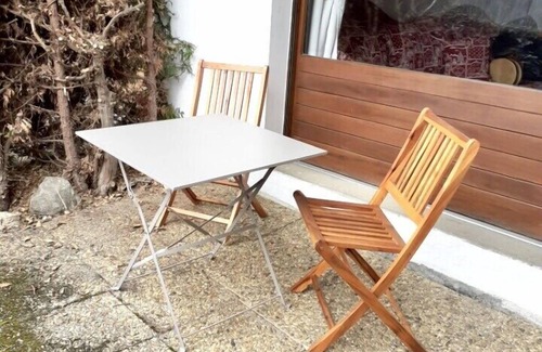 Le Bettex Apartment | Cosy studio with garden and view of Mont Blanc