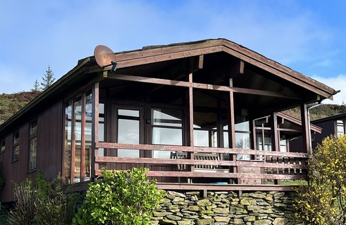 Aberdovey Ski Chalet | Cosy Swiss-Style Wooden Chalet in Aberdovey, Snowdonia with stunning sea views