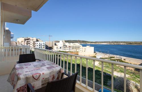 Għadira Apartment | Cosy1 Bedroom Apartment with Balcony & Sea Views - Close to Mellieha Bay