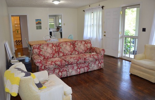 Robbinsville Cottage | Cottage along Lake, Tail of the Dragon and covered motorcycle parking