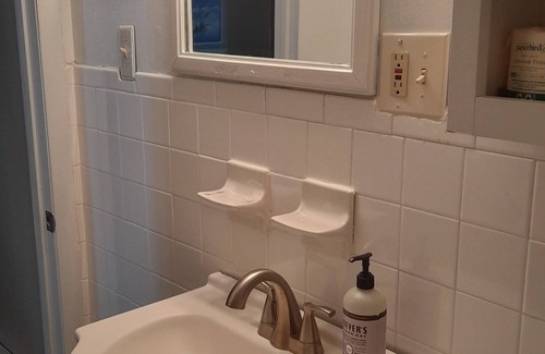 Bradley Beach House | COTTAGE IS ONE BLOCK TO BEACH W/PRIVATE BACK YARD. WIFI & OUTSIDE SHOWER.