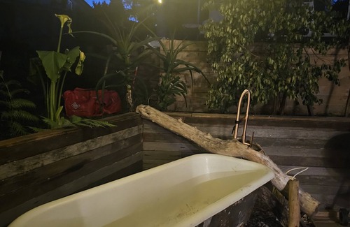 Stanmore Bay Cottage | cottage near the beach, faery lights and outdoor bath!