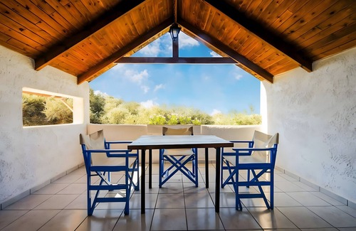 Kantanos-Selino Cottage | Cottage 'Olive Tree 1' with Sea View, Private Terrace and Wi-Fi