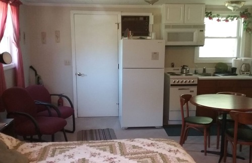 Spruce Pine Apartment | Cottage Studio Suite with King Bed on 300 Acre Mountain Retreat