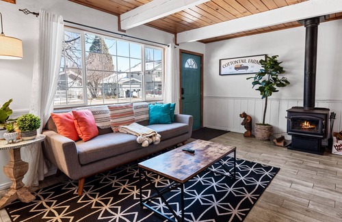 Peter Pan Cabin | CottonTail Cottage - This cabin has tons of Big Bear Charm and is a perfect mountain getaway!