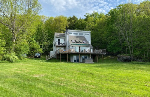 Margaretville House | Country Home with Private Swimming Pond and Beautiful Mountain Views
