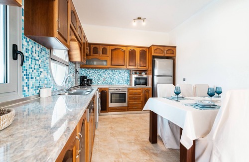 South Rhodes Apartment | Country House 'Blue Pearl Apolakkia 2' with Shared Pool, Shared Terrace and Wi-Fi