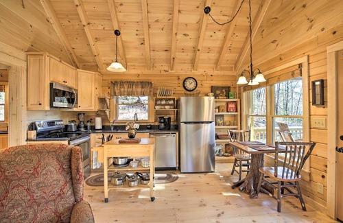 Cherry Log Cabin | Couples Getaway Cabin by Hiking + Waterfalls!