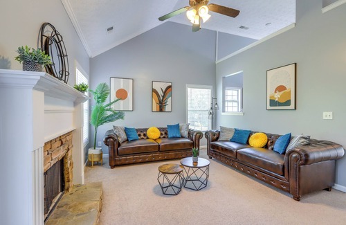 Covington House | Covington Vacation Rental: Private Deck & Yard!