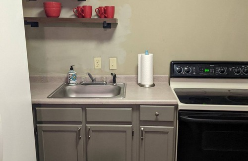 Townville Apartment | Cozy 1 BR/1BA apartment steps from Lake Hartwell.