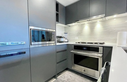 Coquitlam Apartment | Cozy 1BR Suite with AC and Office, Close to Mall