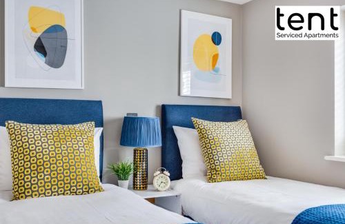 Runnymede Apartment | COZY 2 BED Apt Steps to town centre by Tent Serviced Apartments Egham with Free Parking and Wifi