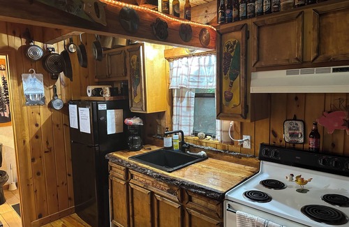 Blairsville Cabin | Cozy 2-bedroom cabin in awesome Blairsville with ac and wifi.
