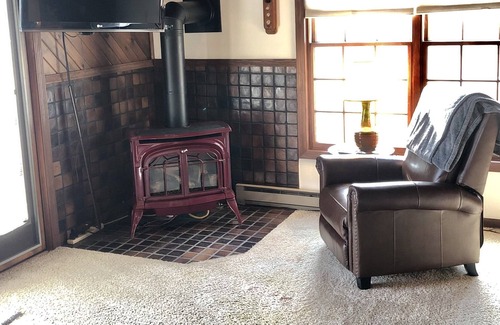 Vernon County Cabin | Cozy 2 bedroom loft cabin w/ gas fireplace, large deck, & plentiful boat parking