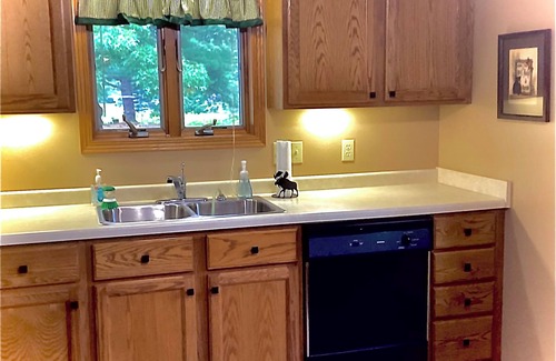 New Lisbon Cabin | Cozy 3-bedroom cabin with private dock and direct access to Castle Rock Lake.