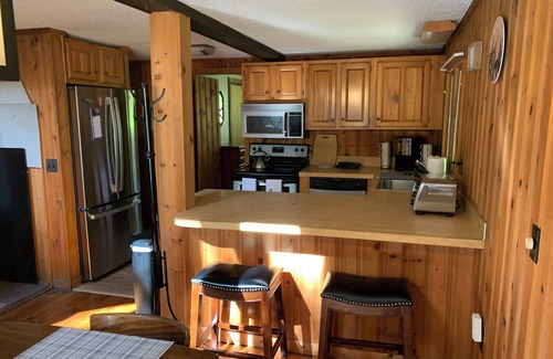 Bridgton Ski Chalet | Cozy 3-bedroom chalet in lovely Bridgton 1/4 mile from pleasant mountain Skiing