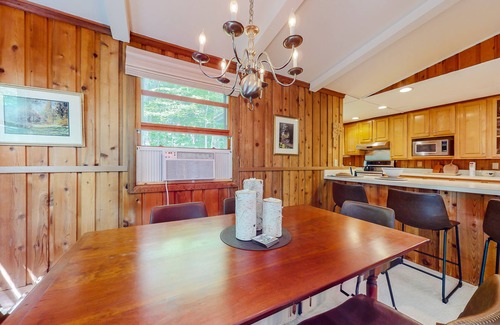 Stratton and Bromley Ski Areas House | Cozy abode with a deck, grill, wood stove, full kitchen, W/D, and partial AC