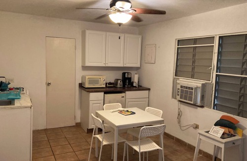 Culebra Pueblo Apartment | Cozy apartment in Culebra with large courtyard, kitchen, WiFi and more!