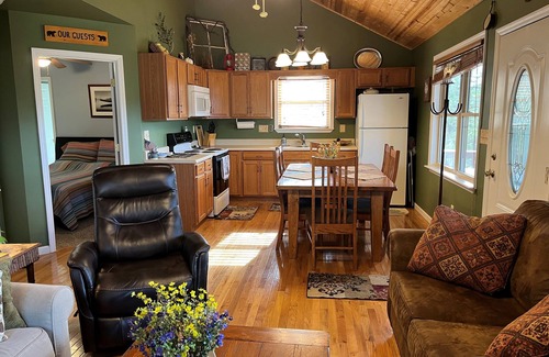 Marble Cabin | Cozy Appalachian Mountain Cabin with a beautiful mountain range view & sunsets