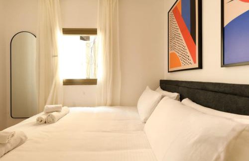 Kerem HaTeimanim Apartment | Cozy Apt 4-min from the Beach with Mamad by Sea N' Rent