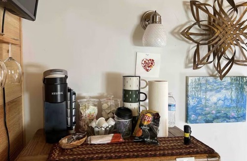 Davenport Cabin | Cozy “bed in a shed” cabin with WiFi and AC in charming East Meredith