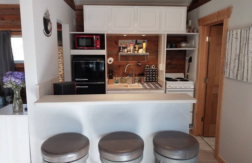 Pentwater Cabin | Cozy cabin in adorable Hart. Close to Pentwater, Ludington and SilverLake.