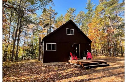 Effingham Cabin | Cozy Cabin in the Pines — Secluded Oasis, Minutes to Skiing & Lakes — Dogs ok!