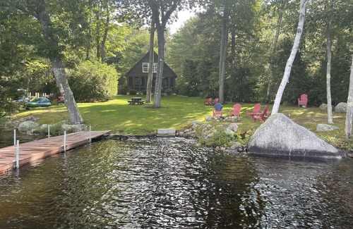 Harrison Cabin | Cozy Cabin on Long Lake w/private Hot Tub