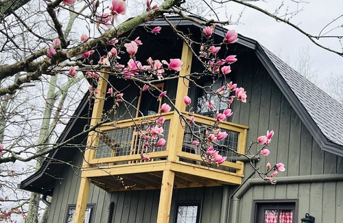 McMinnville Cabin | Cozy Cabin -Rock Fireplace - Great sunset views - 5 State Parks w/in hour