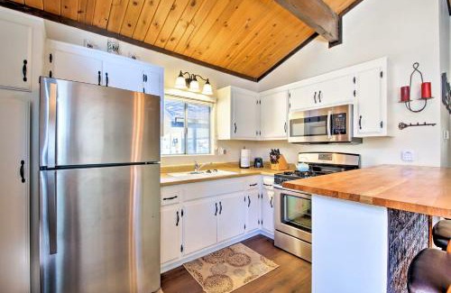 Big Bear City House | Cozy Cabin with Deck and Fireplace in Big Bear!