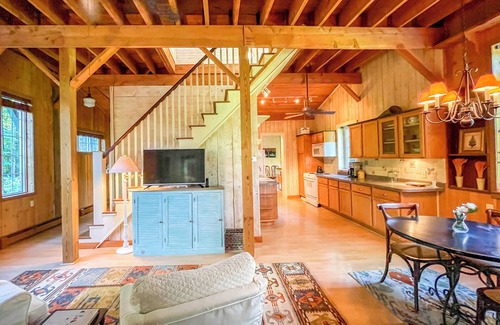 Chautauqua Other | Cozy CHQ Farmhouse Escape by Stream & Cabin - 2.8mi to Main Gate, sleeps 12!
