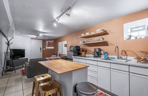 Logan Square Apartment | Cozy & Colorful garden unit in Logan Square