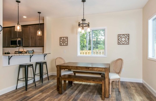 Black Mountain Cottage | Cozy Cottage- Hot Tub/16 mi from Asheville/Fire Pit/Arcade/Foosball