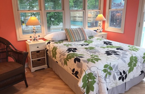 Michigan City House | Cozy Couples Retreat in Beachwalk Resort w/Hot Tub
