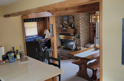 Bessemer Ski Chalet | Cozy creekside cabin near Big Powderhorn's Lift #1 & Recreational Trail #2!