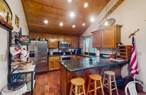 Bretz Mountain Village House | Cozy family-friendly home with air hockey, grill, deck, & nearby activities